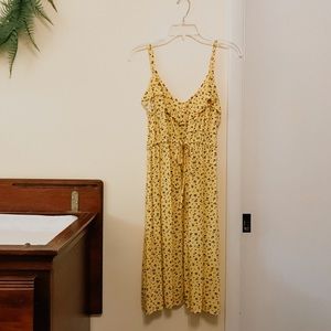 Torrid size 1 bright yellow floral sundress